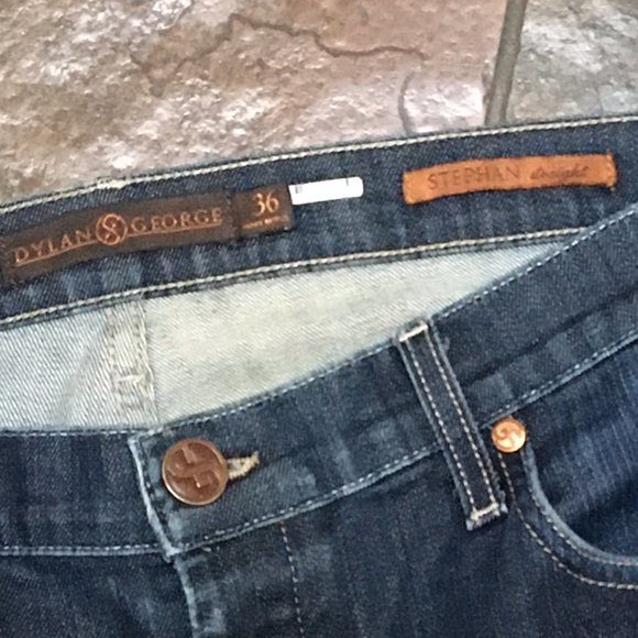 DYLAN GEORGE STEPHAN Jeans 36 x 29" Straight Leg - Picture 6 of 8